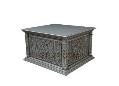 Church furniture (MBC_0021) 3D models for cnc